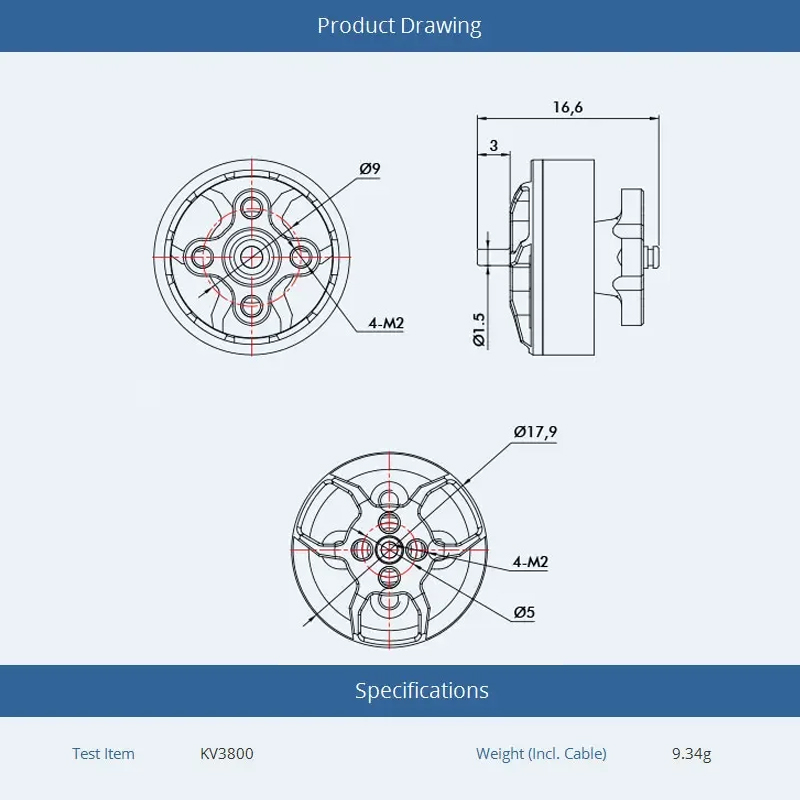 T-motor F1404 1404 2900 3800 4 - Walksnail Avatar Hd Goggles X incelemesi ve fiyatı